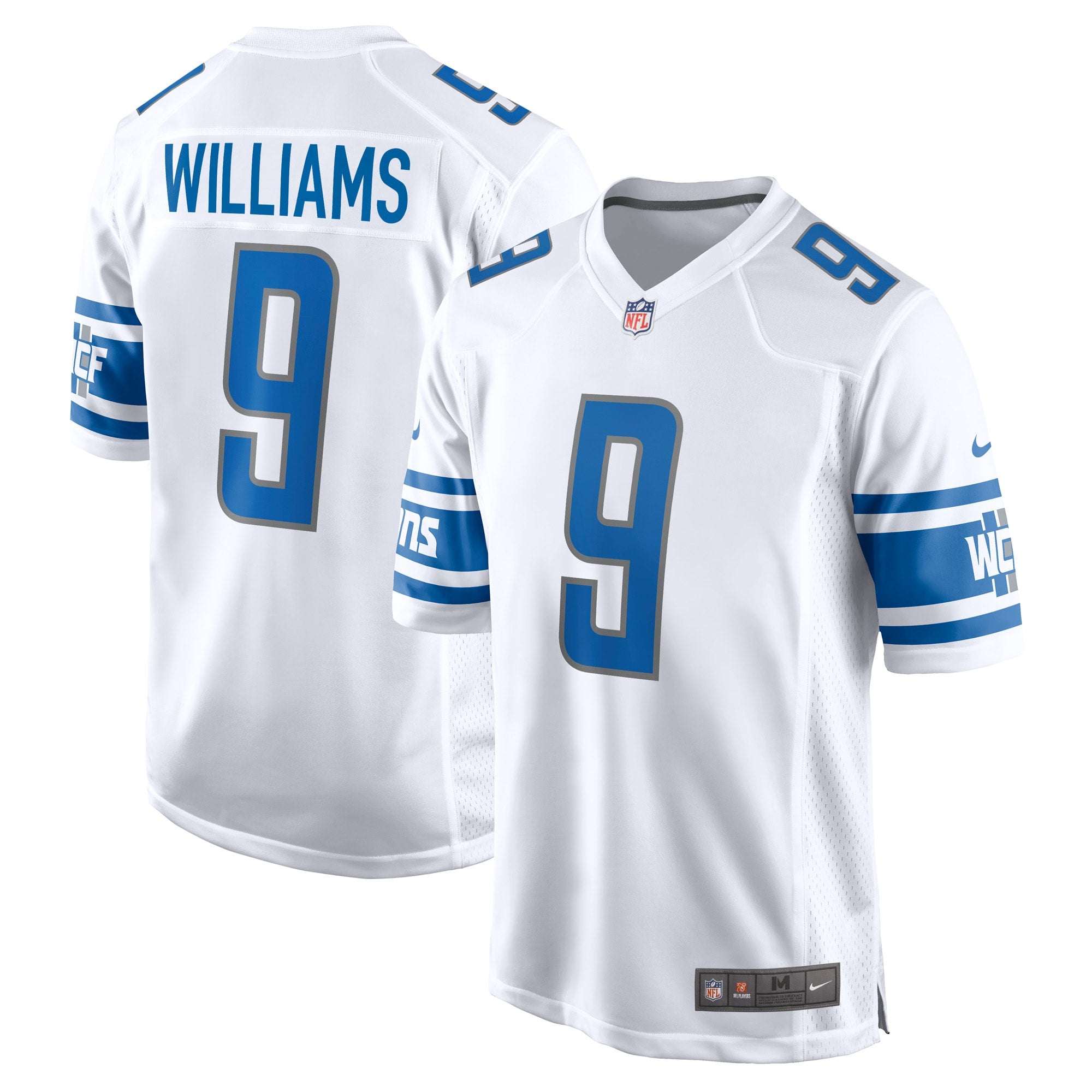 Jameson Williams Detroit Lions Nike Player Game Jersey   White