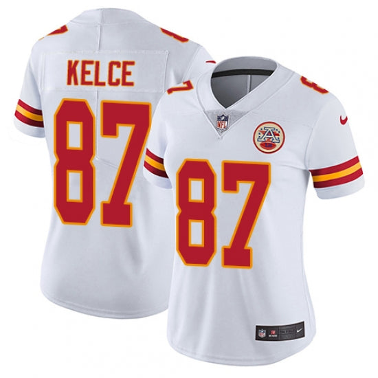 Women s Kansas City Chiefs Travis Kelce Limited Player Jersey White