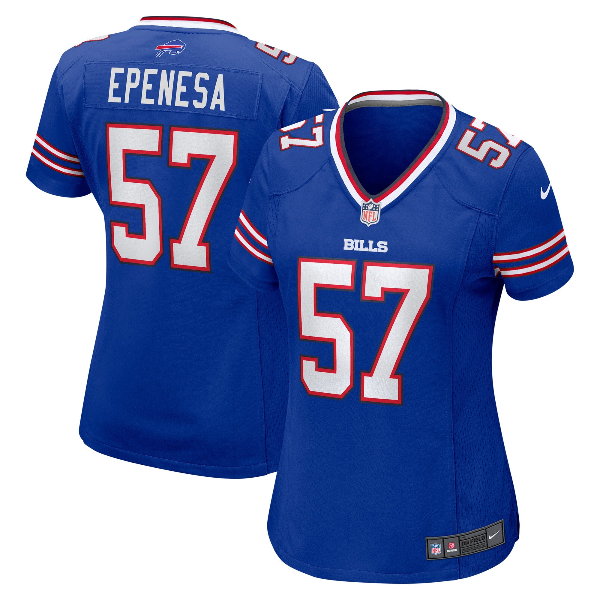A.J. Epenesa Buffalo Bills Nike Women s Game Jersey   Royal