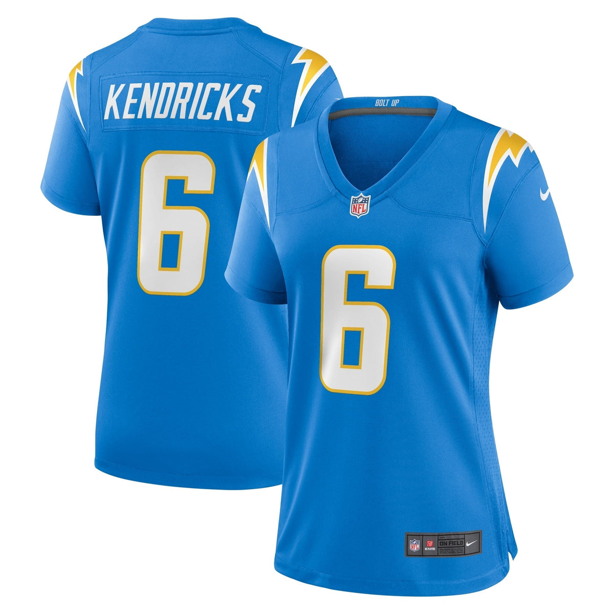 Women s Nike Eric Kendricks Powder Blue Los Angeles Chargers Game Player Jersey