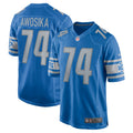 Kayode Awosika Detroit Lions Nike Home Game Player Jersey   Blue