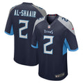 Azeez Al-Shaair Tennessee Titans Nike Team Game Jersey   Navy