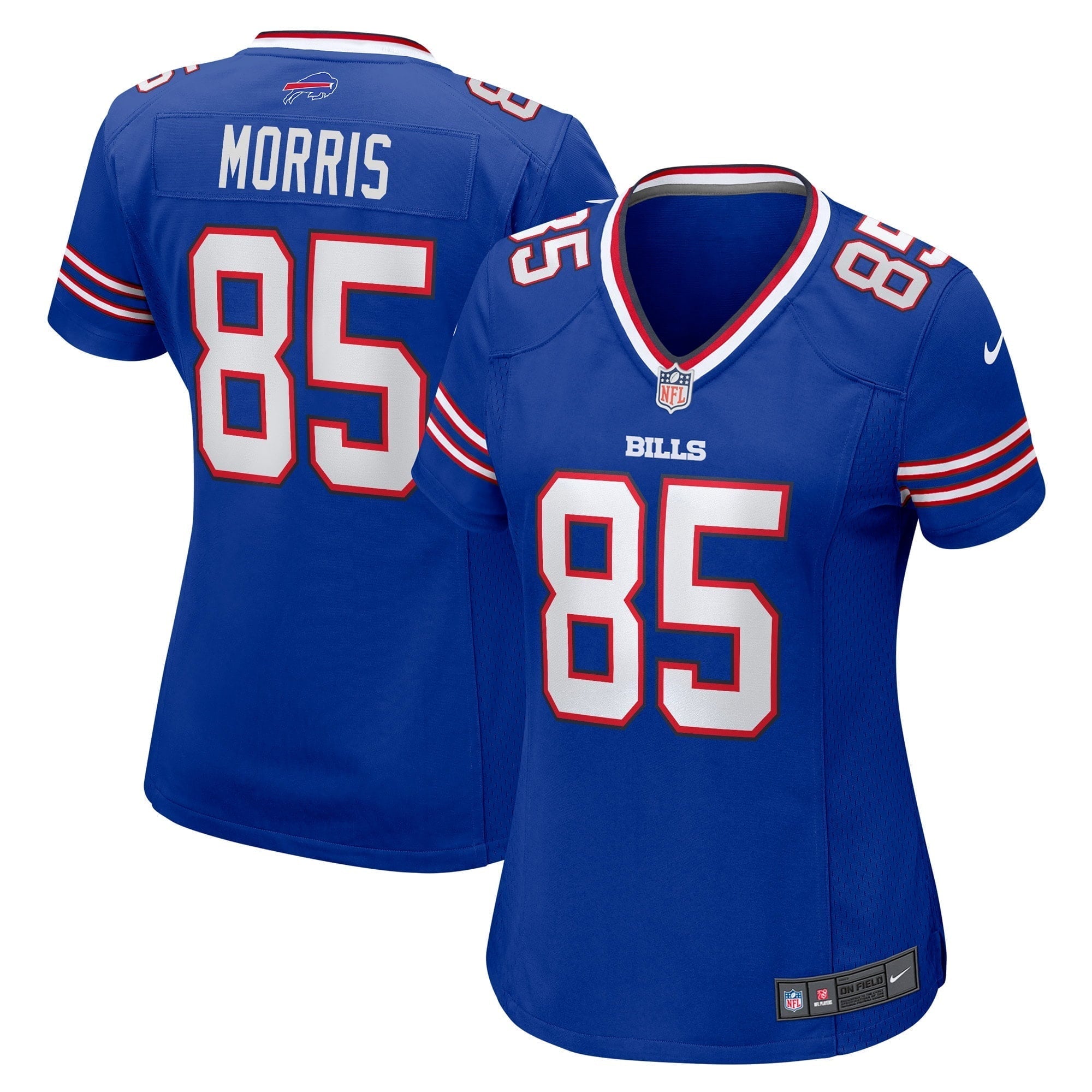 Women s Nike Quintin Morris Royal Buffalo Bills Game Player Jersey