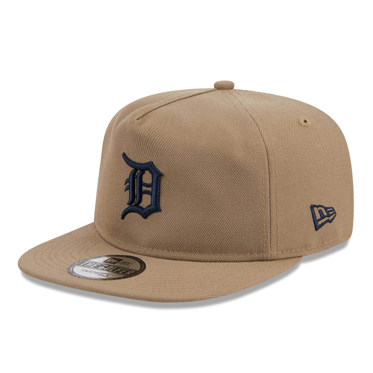 Detroit Tigers New Era Golfer Adjustable Hat - Khaki