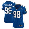 Tony Siragusa Indianapolis Colts Nike Women s Indiana Nights Alternate Game Jersey   Royal