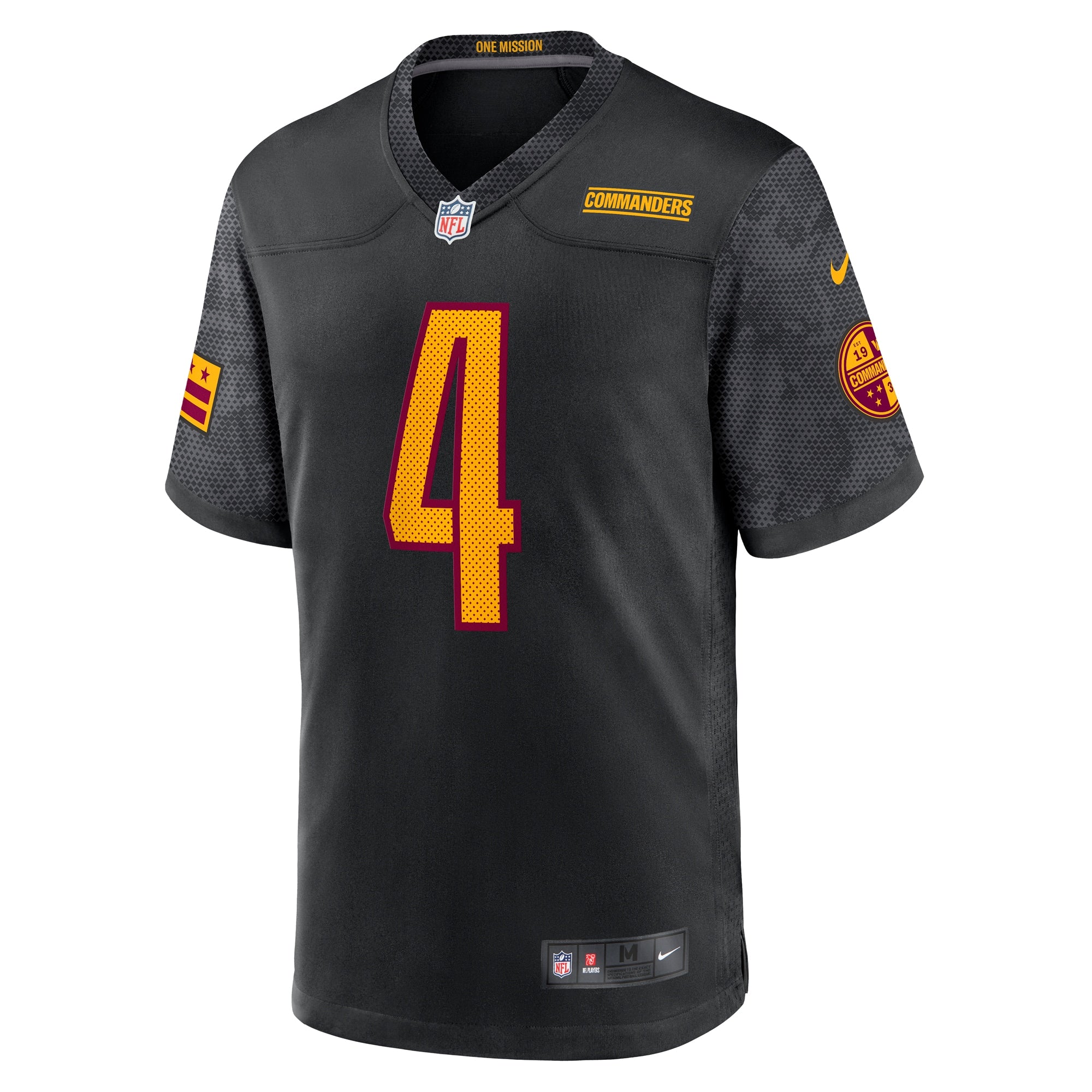 Curtis Samuel Washington Commanders Nike Alternate Game Jersey   Black