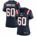 Women s Nike David Andrews Navy New England Patriots Game Jersey