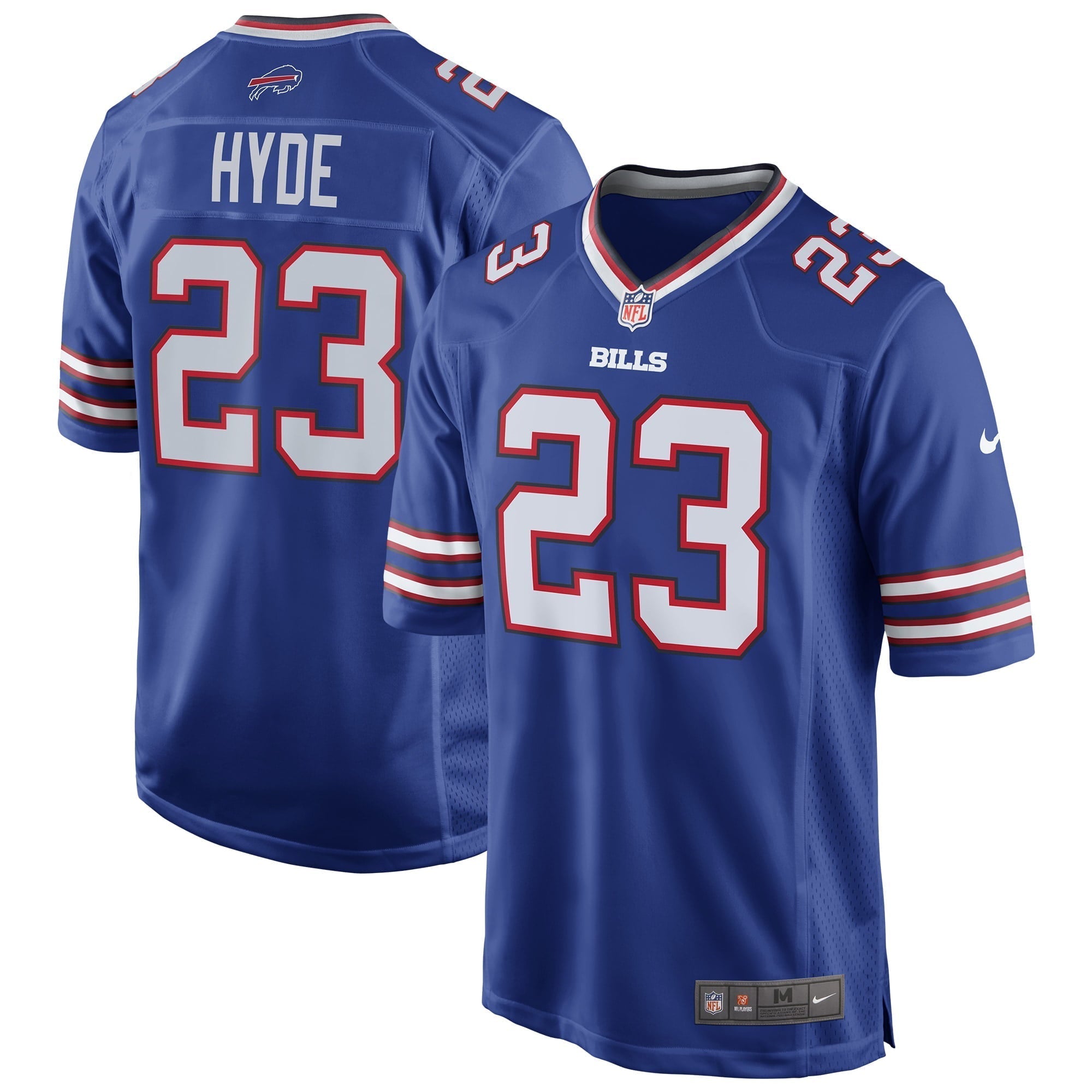 Men s Nike Micah Hyde Royal Buffalo Bills Game Player Jersey