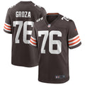Lou Groza Cleveland Browns Nike Game Retired Player Jersey   Brown