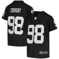 Maxx Crosby Las Vegas Raiders Nike Youth Game Jersey   Black
