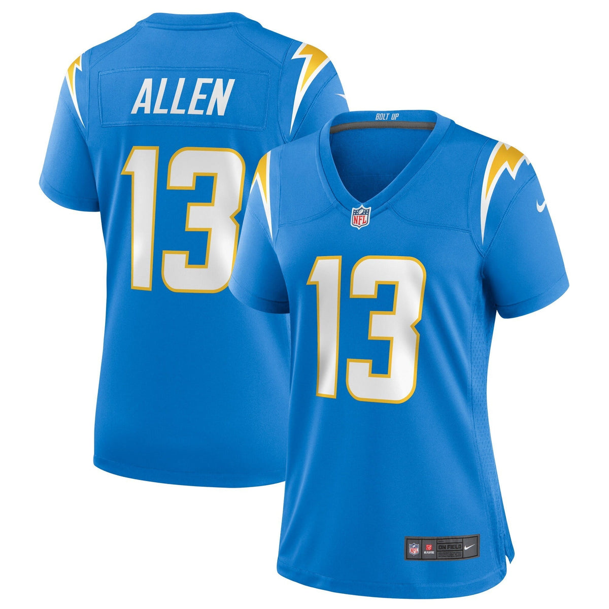 Women s Nike Keenan Allen Powder Blue Los Angeles Chargers Game Jersey