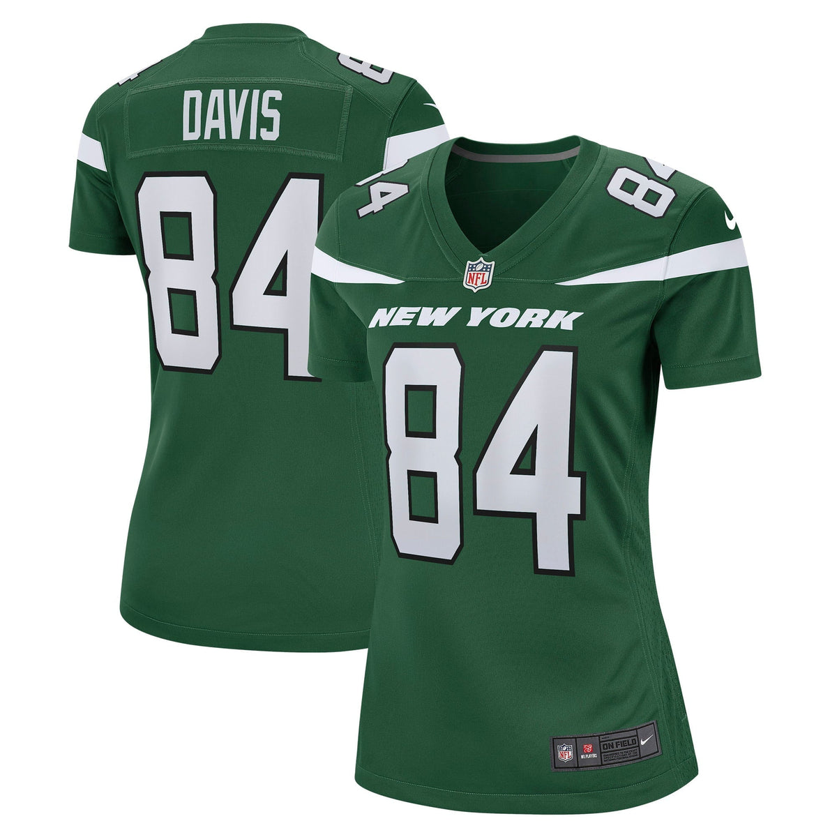 Women s Nike Corey Davis Gotham Green New York Jets Game Jersey