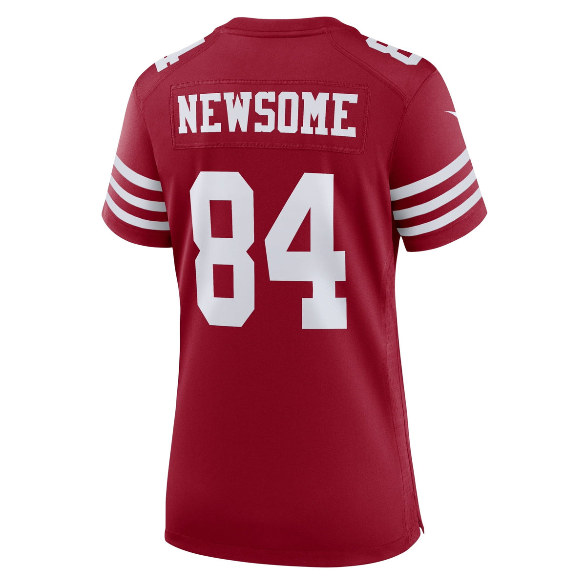 Women s Nike Dazz Newsome Scarlet San Francisco 49ers Team Game Jersey