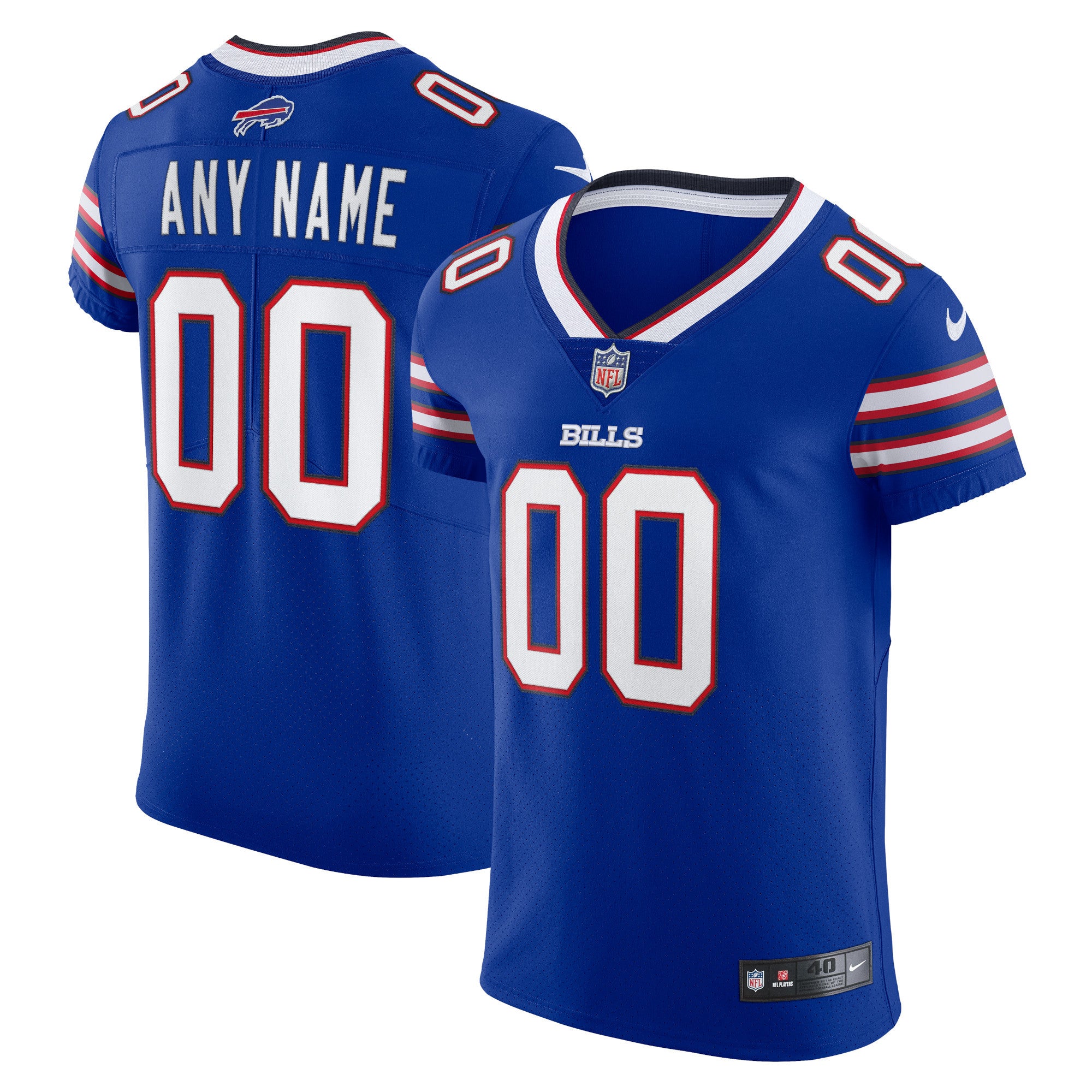 Buffalo Bills Nike Vapor Elite Custom Jersey   Royal