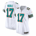 Women s Nike Jaylen Waddle White Miami Dolphins Game Jersey