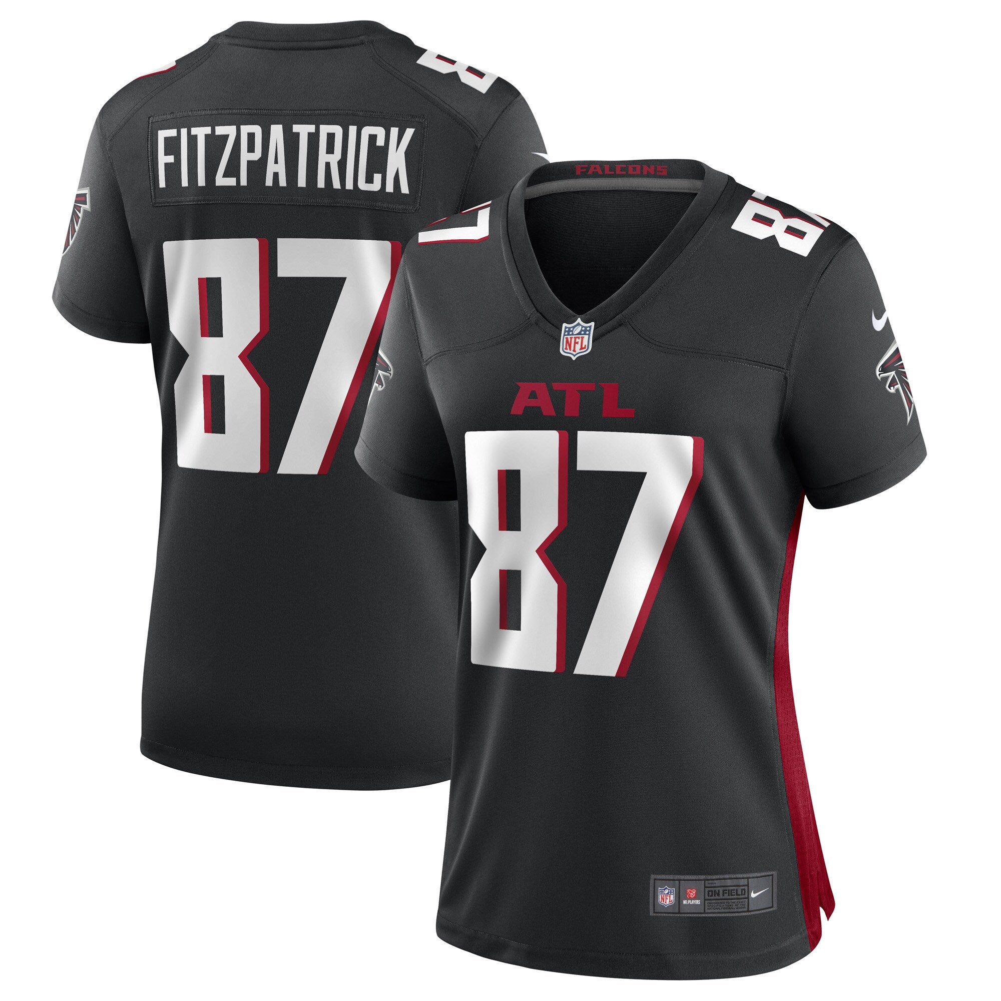 John FitzPatrick Atlanta Falcons Nike Women s Game Player Jersey   Black