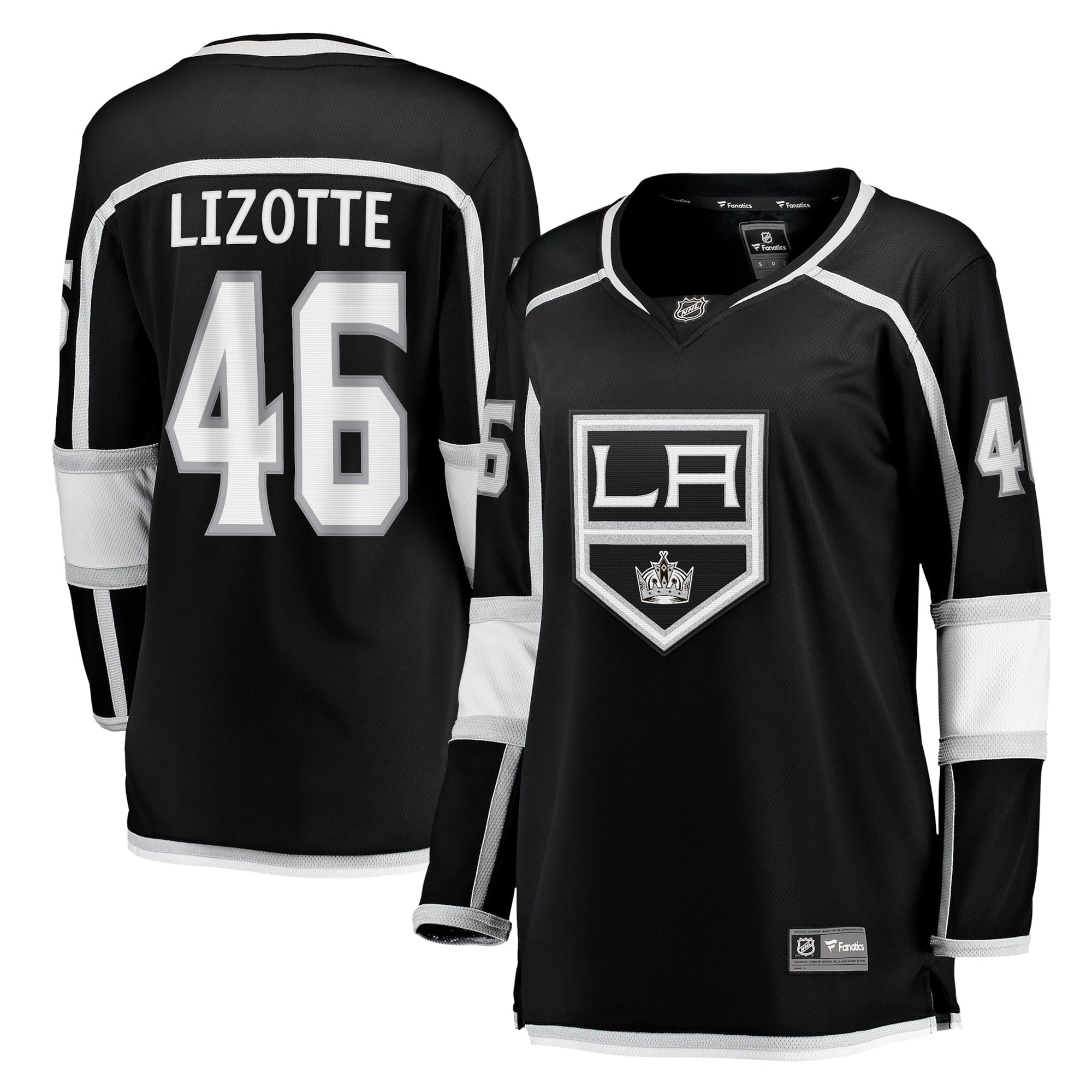 Women's Fanatics Branded Blake Lizotte Black Los Angeles Kings Home Breakaway Player Jersey