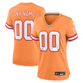 Tampa Bay Buccaneers Nike Women s Custom Throwback Game Jersey   Orange