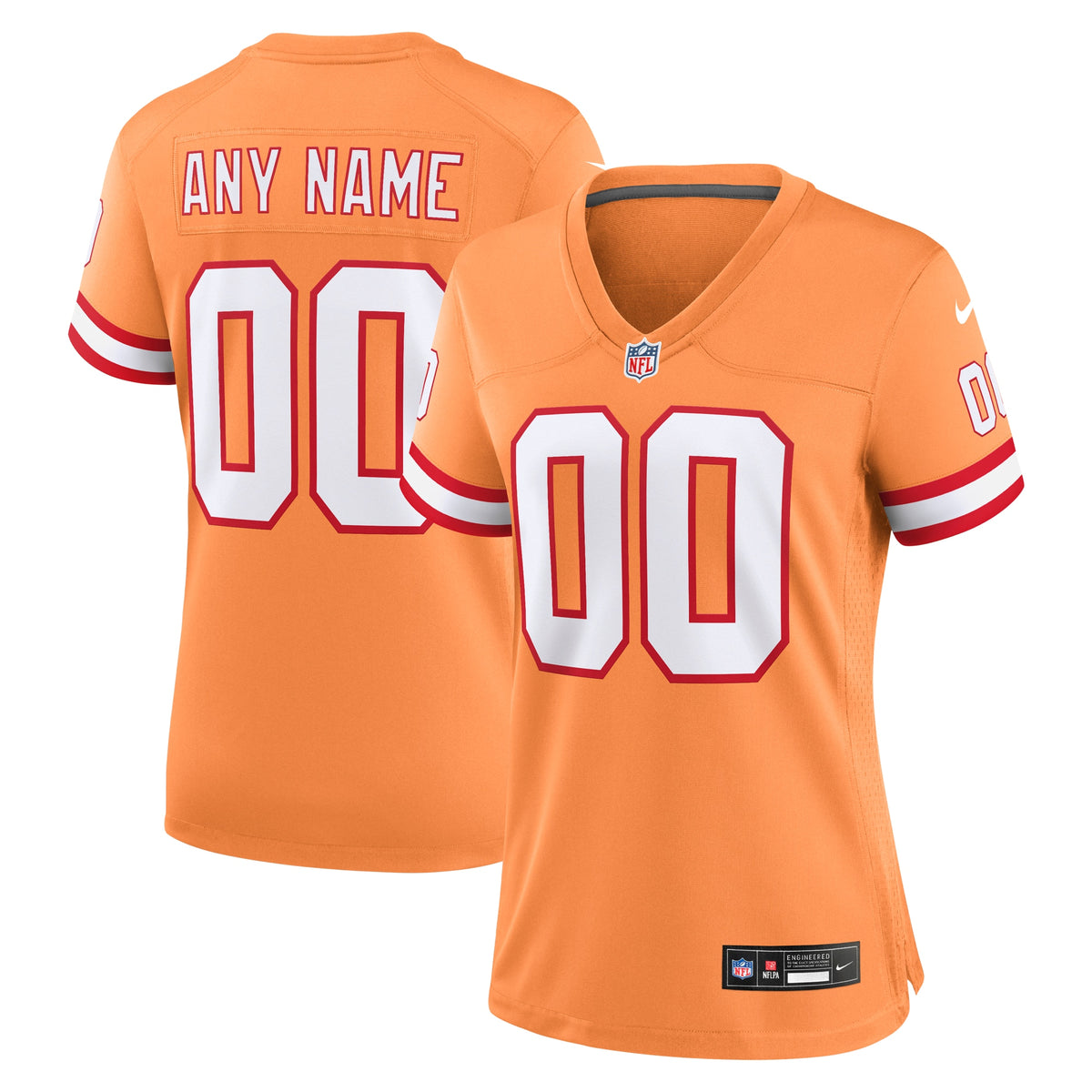 Tampa Bay Buccaneers Nike Women s Custom Throwback Game Jersey   Orange