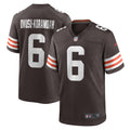 Jeremiah Owusu-Koramoah Cleveland Browns Nike Team Game Jersey   Brown