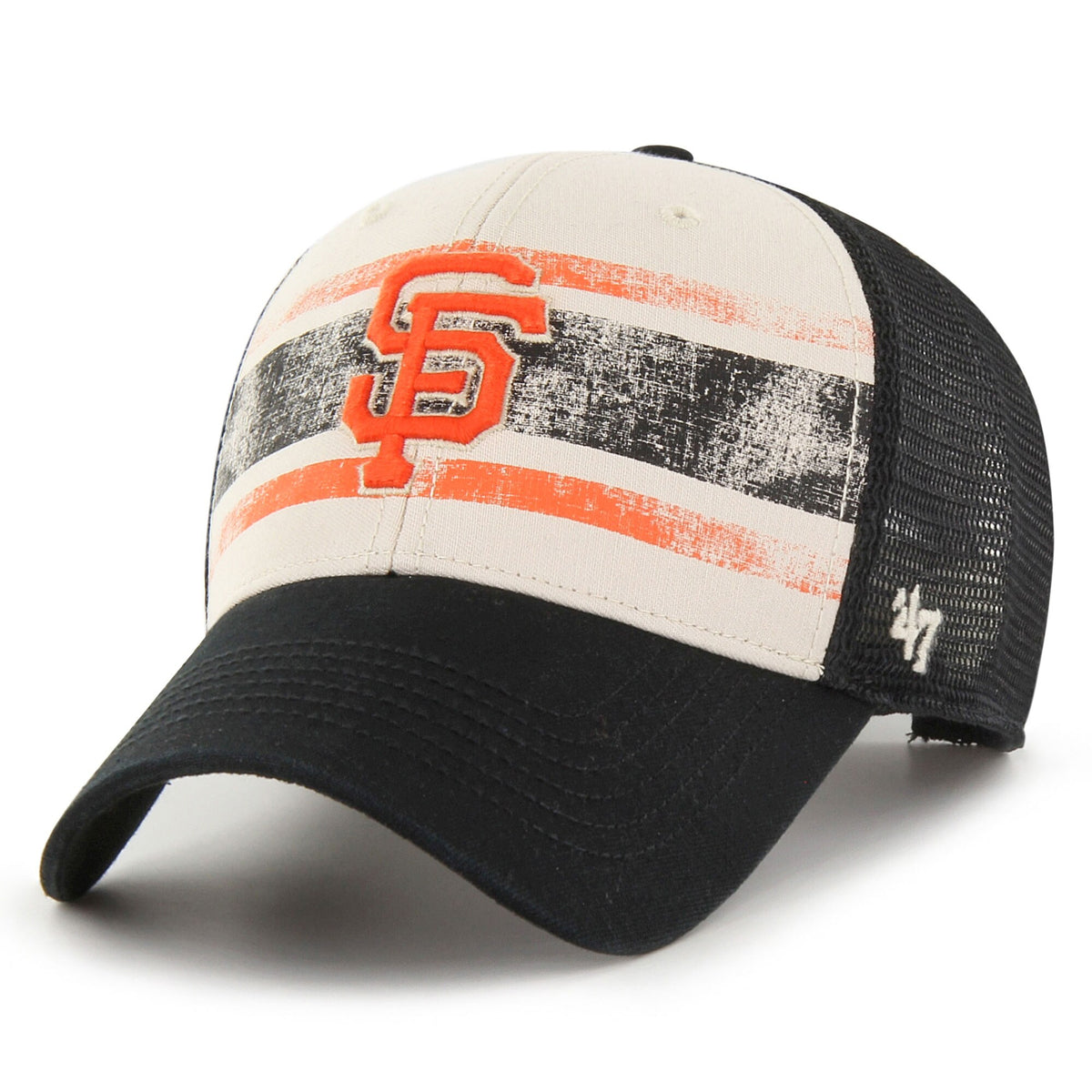 San Francisco Giants '47 Breakout MVP Trucker Adjustable Hat - Cream/Black