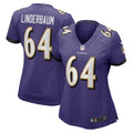 Women s Nike Tyler Linderbaum Purple Baltimore Ravens Player Game Jersey