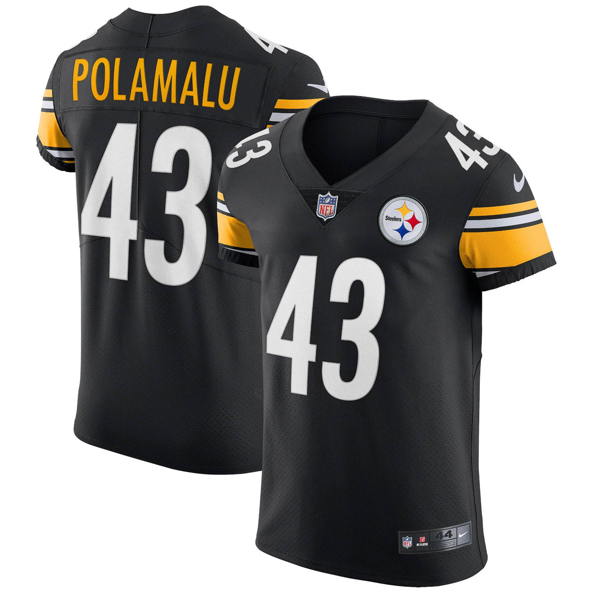 Troy Polamalu Pittsburgh Steelers Nike Retired Player Elite Jersey   Black