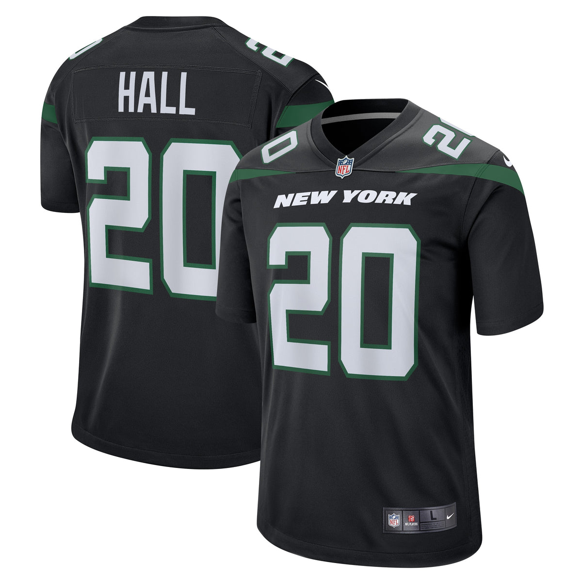 Breece Hall New York Jets Nike Alternate Game Player Jersey   Stealth Black