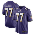 Daniel Faalele Baltimore Ravens Nike Player Game Jersey   Purple