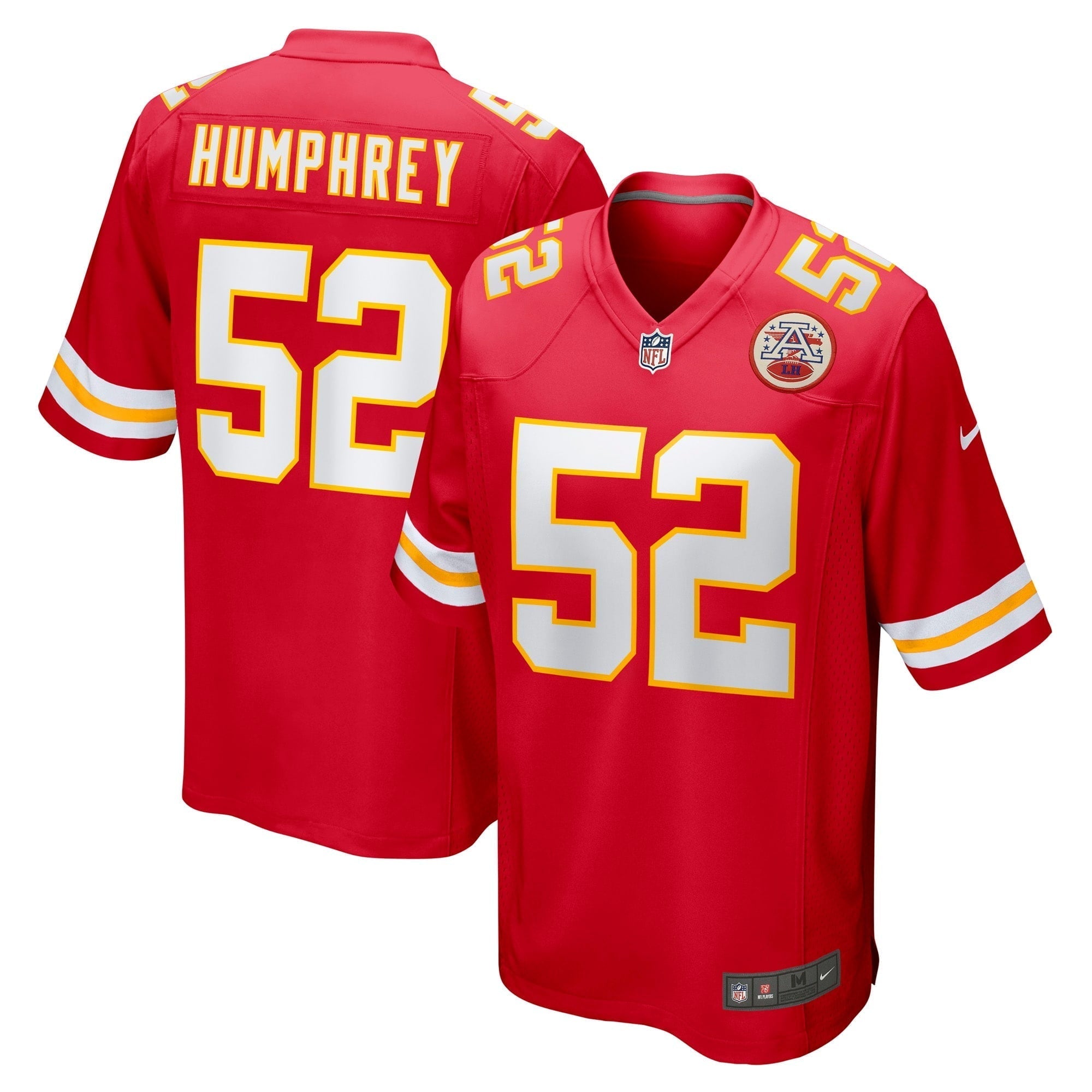 Men s Nike Creed Humphrey Red Kansas City Chiefs Game Jersey