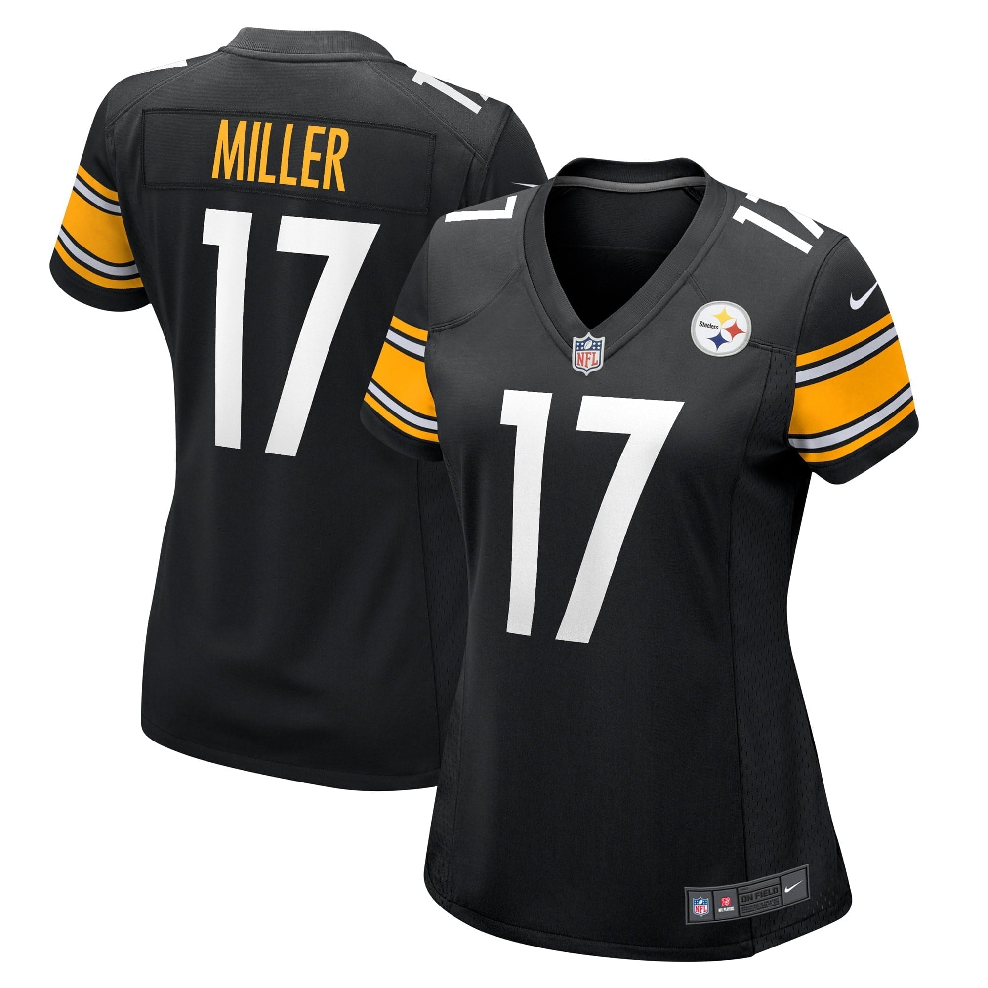 Women s Nike Anthony Miller Black Pittsburgh Steelers Game Jersey