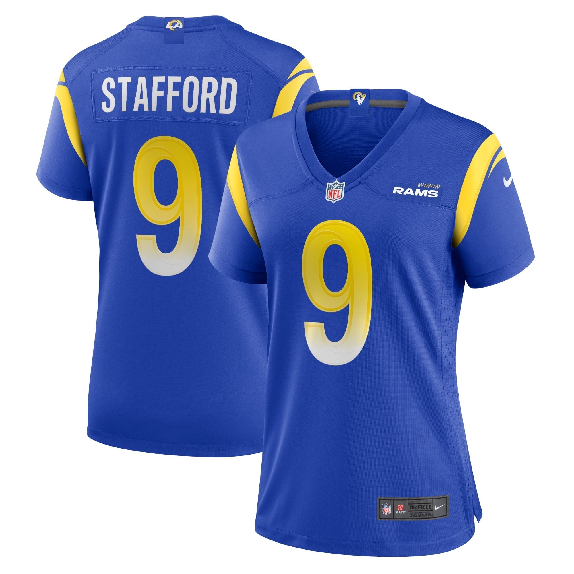 Women s Nike Matthew Stafford Royal Los Angeles Rams Game Jersey