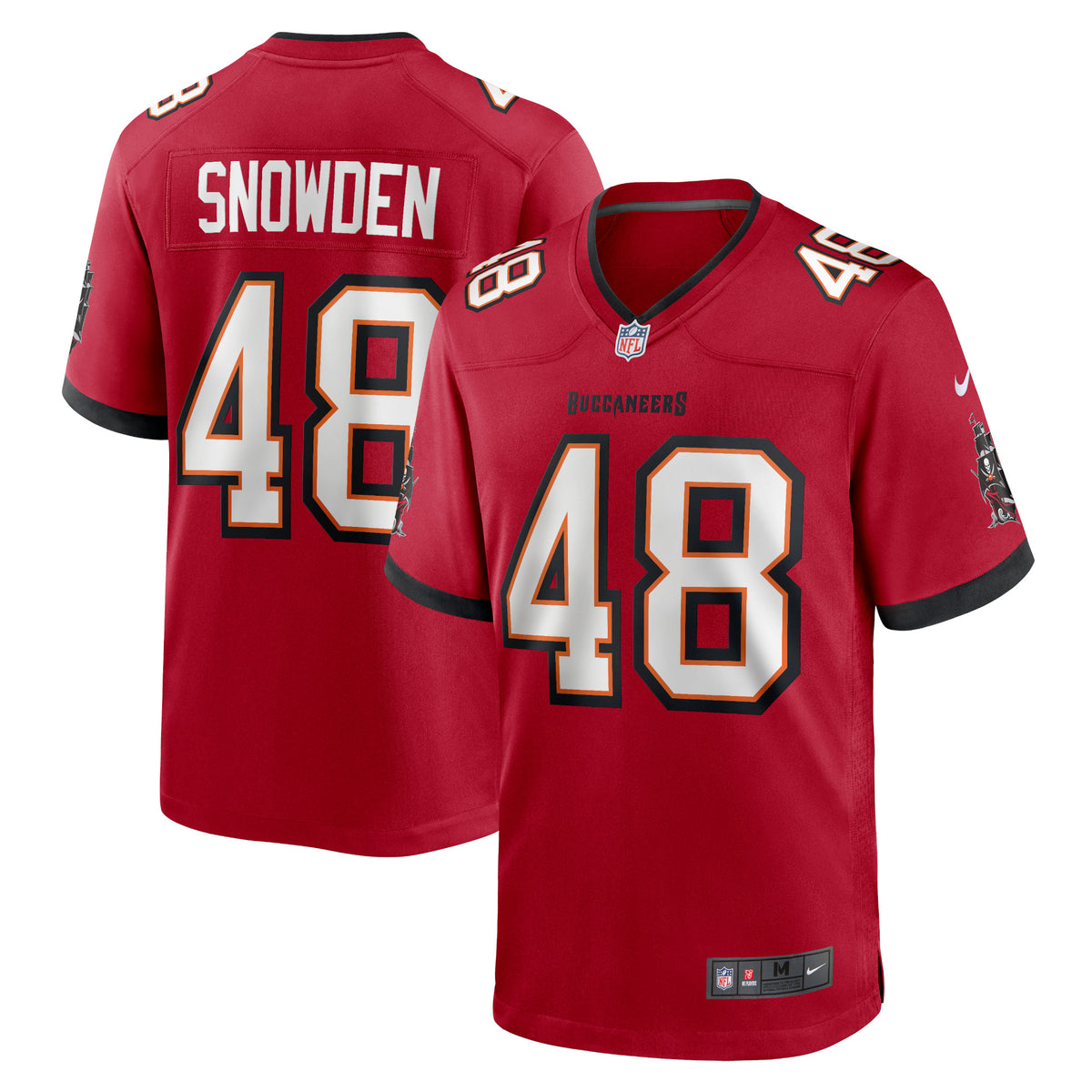Charles Snowden Tampa Bay Buccaneers Nike Home Game Player Jersey   Red
