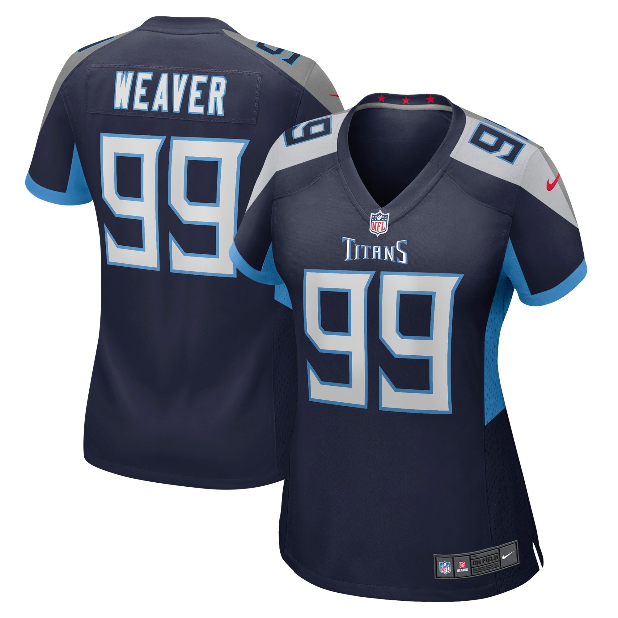 Rashad Weaver Tennessee Titans Nike Women s Game Jersey   Navy