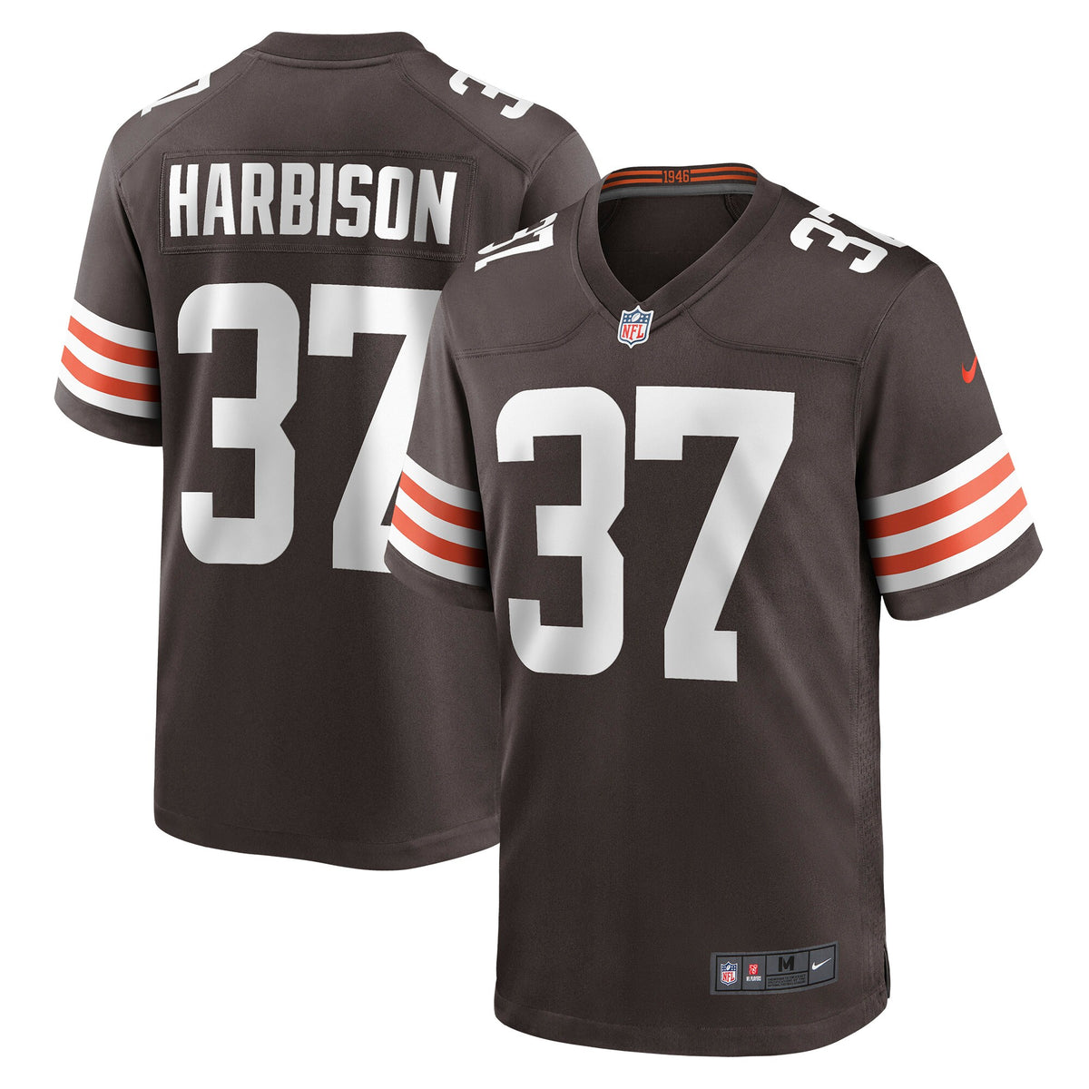 Tre Harbison Cleveland Browns Nike Game Jersey   Brown