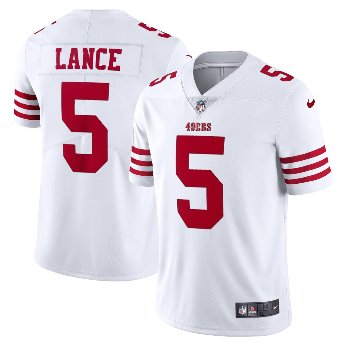 Men s Nike Trey Lance White San Francisco 49ers Vapor Limited Jersey