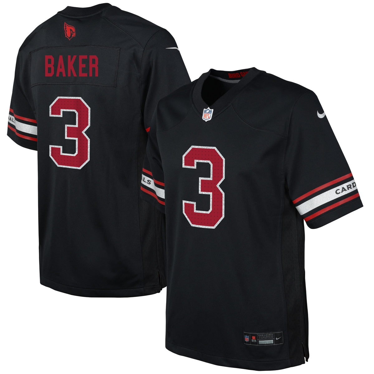 Budda Baker Arizona Cardinals Nike Youth Game Jersey   Black