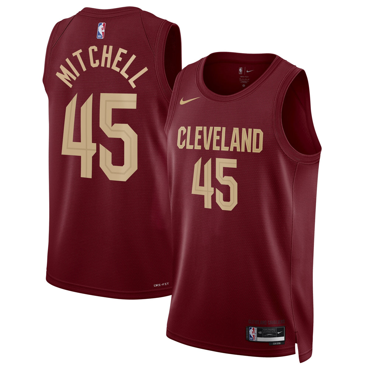 Donovan Mitchell Cleveland Cavaliers Nike Unisex Swingman Jersey - Association Edition - Burgundy