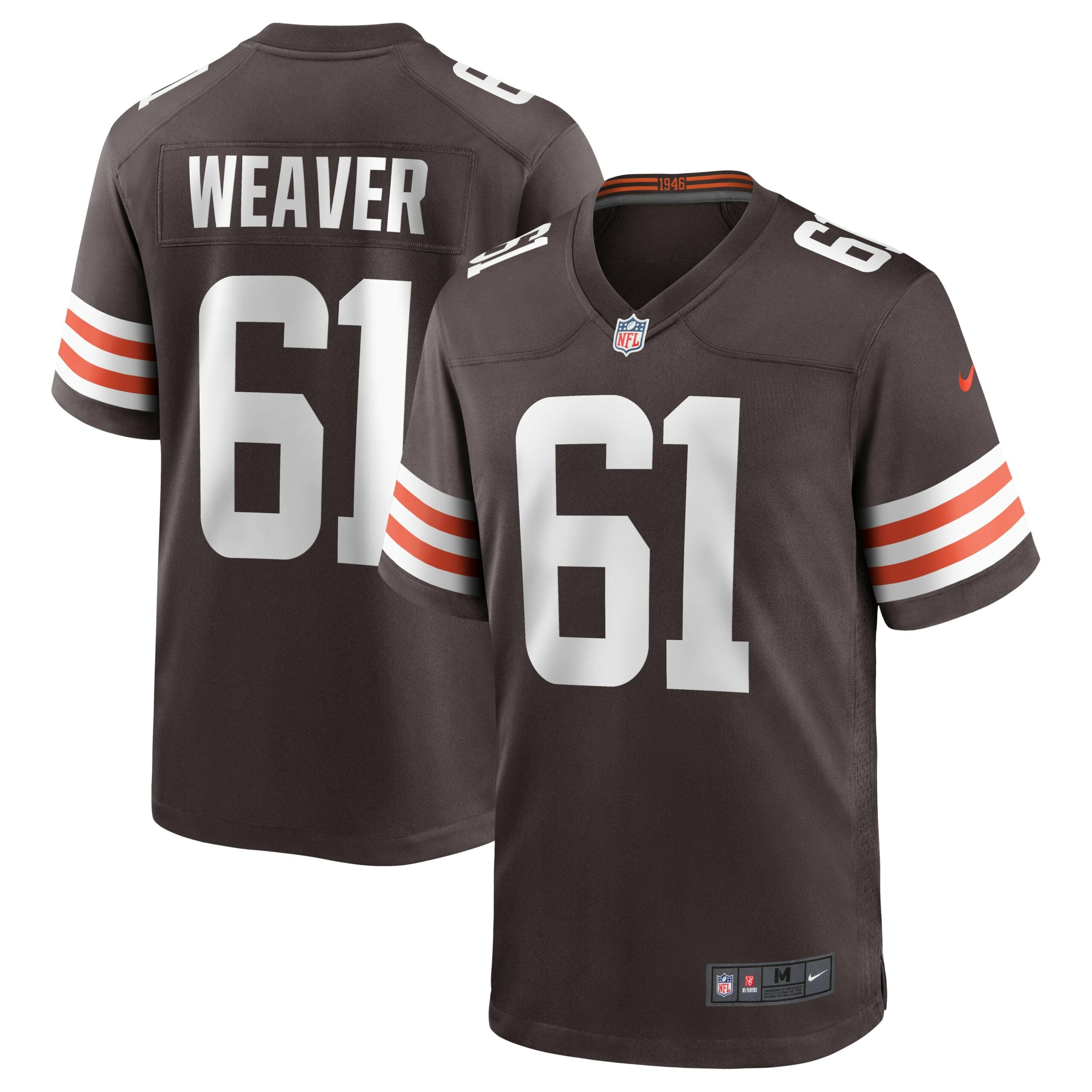 Curtis Weaver Cleveland Browns Nike Game Jersey   Brown