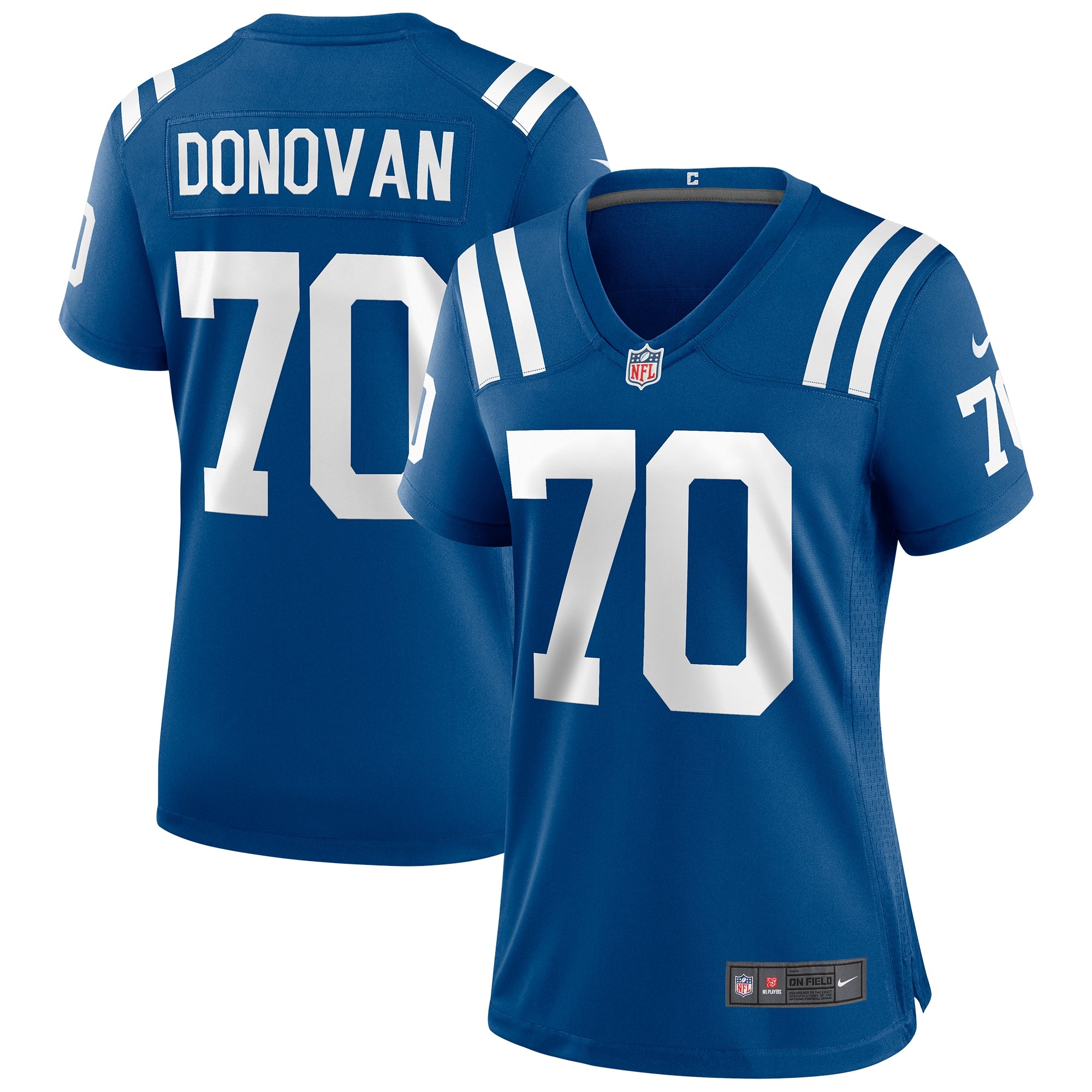 Art Donovan Indianapolis Colts Nike Women s Game Retired Player Jersey   Royal