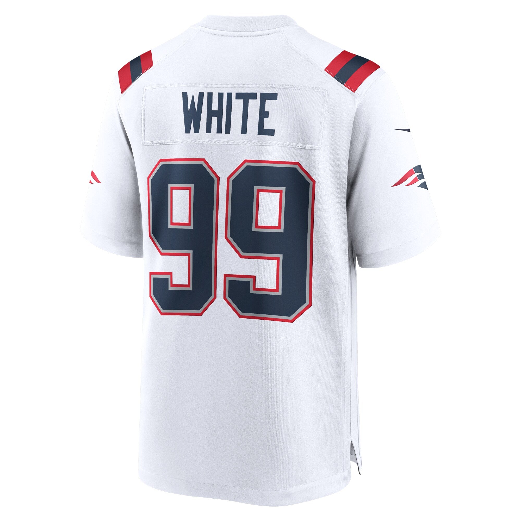 Keion White New England Patriots Nike  Game Jersey    White