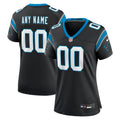 Carolina Panthers Nike Women s Custom Game Jersey   Black