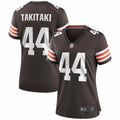 Women s Nike Sione Takitaki Brown Cleveland Browns Game Jersey
