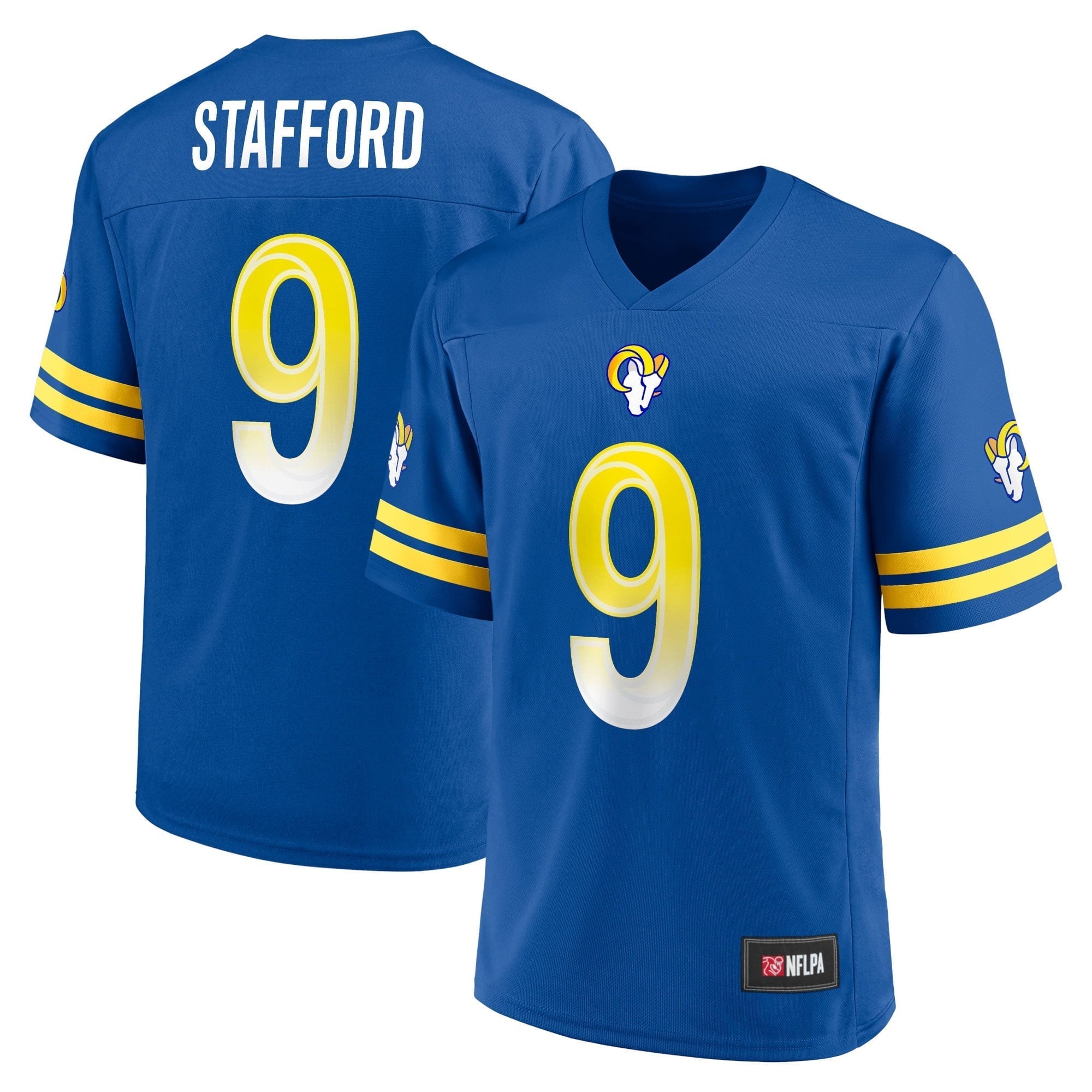 Men s Fanatics Branded Matthew Stafford Royal Los Angeles Rams Replica Player Jersey