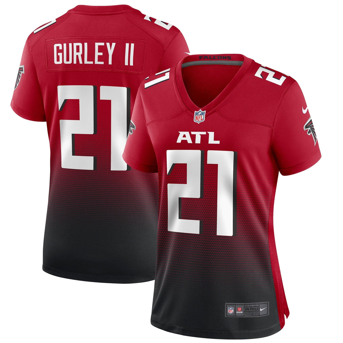 Women s Nike Todd Gurley II Red Atlanta Falcons 2nd Alternate Game Jersey