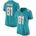 Women s Nike Durham Smythe Aqua Miami Dolphins Game Jersey