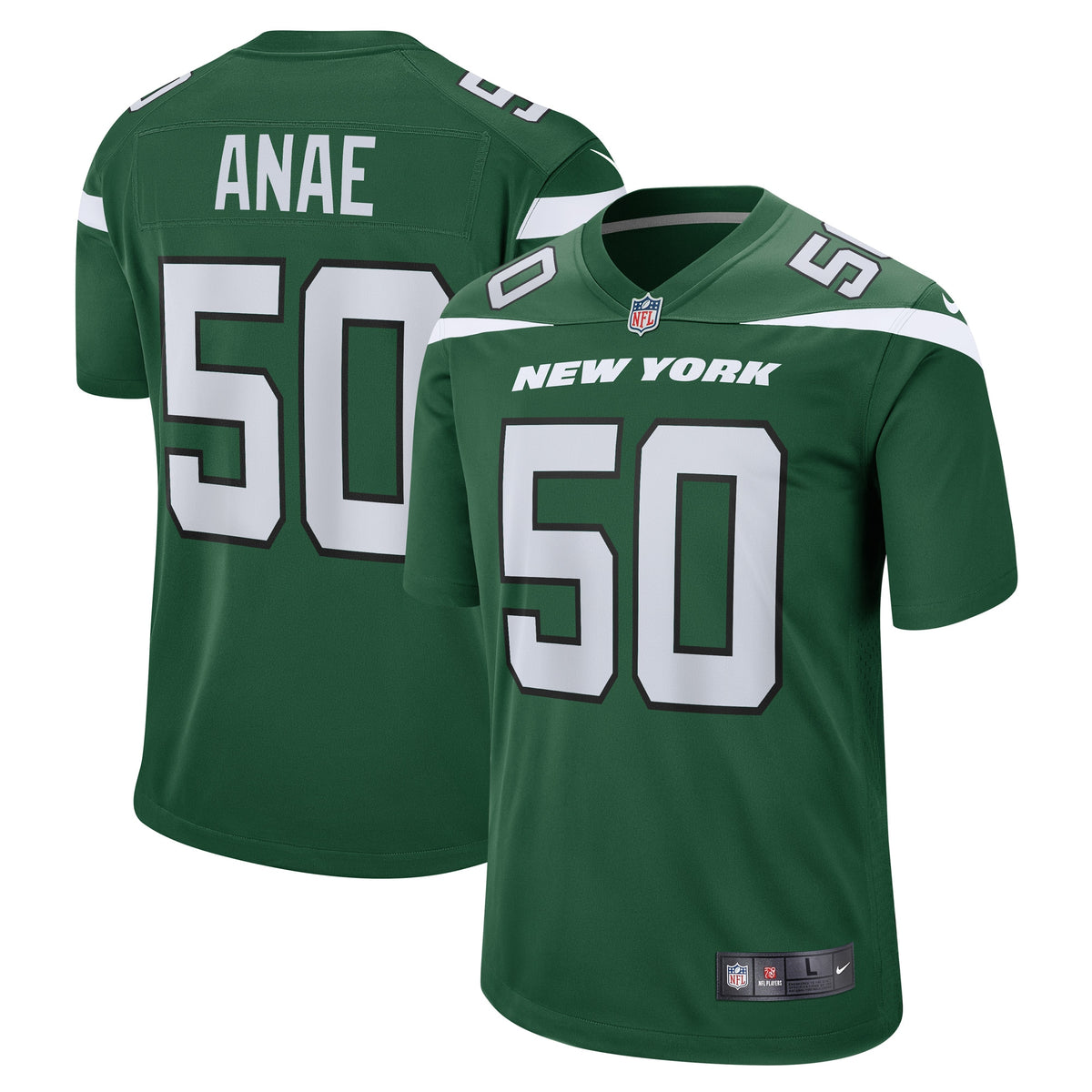 Bradlee Anae New York Jets Nike Women s Game Player Jersey   Gotham Green