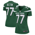 Women s Nike Mekhi Becton Gotham Green New York Jets Game Jersey
