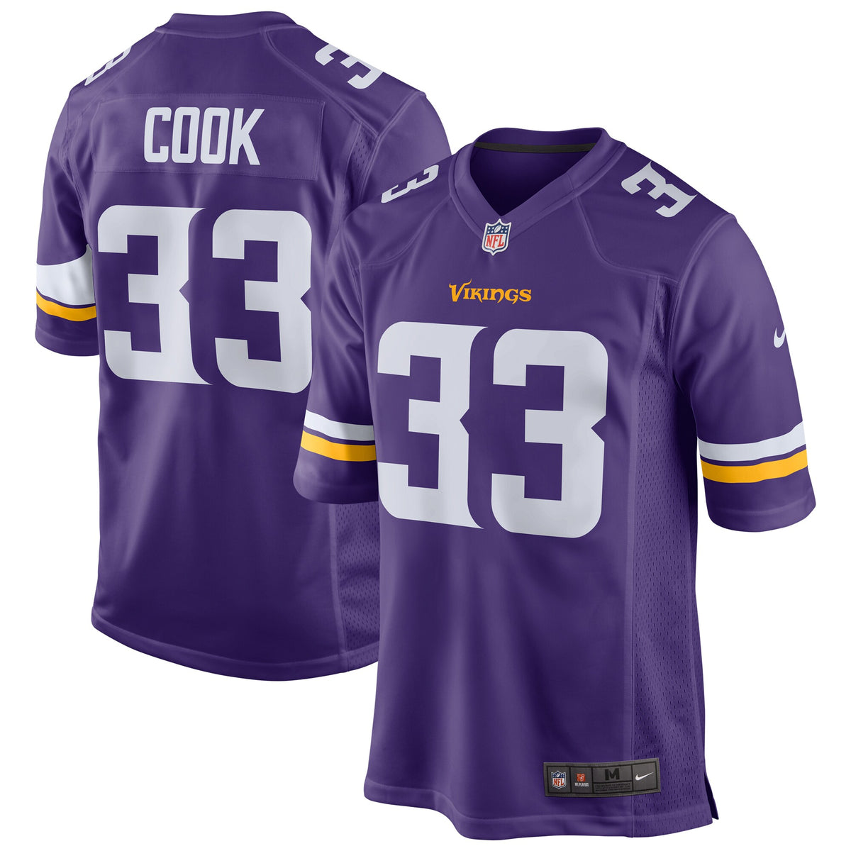Dalvin Cook Minnesota Vikings Nike Player Game Jersey   Purple