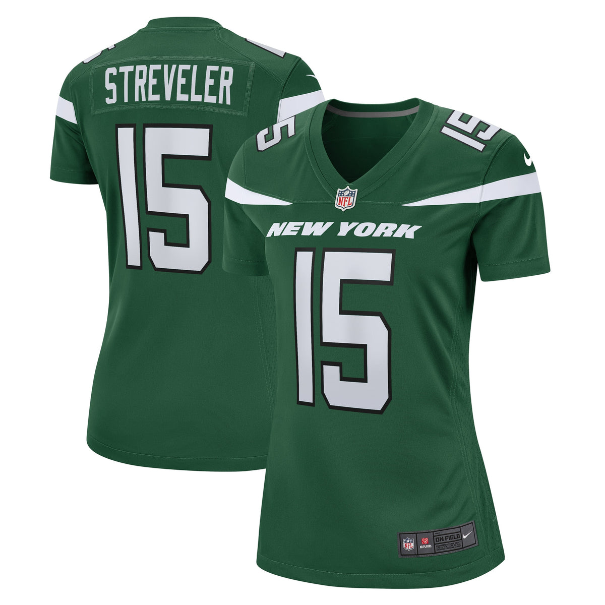 Chris Streveler New York Jets Nike Women s Game Player Jersey   Gotham Green
